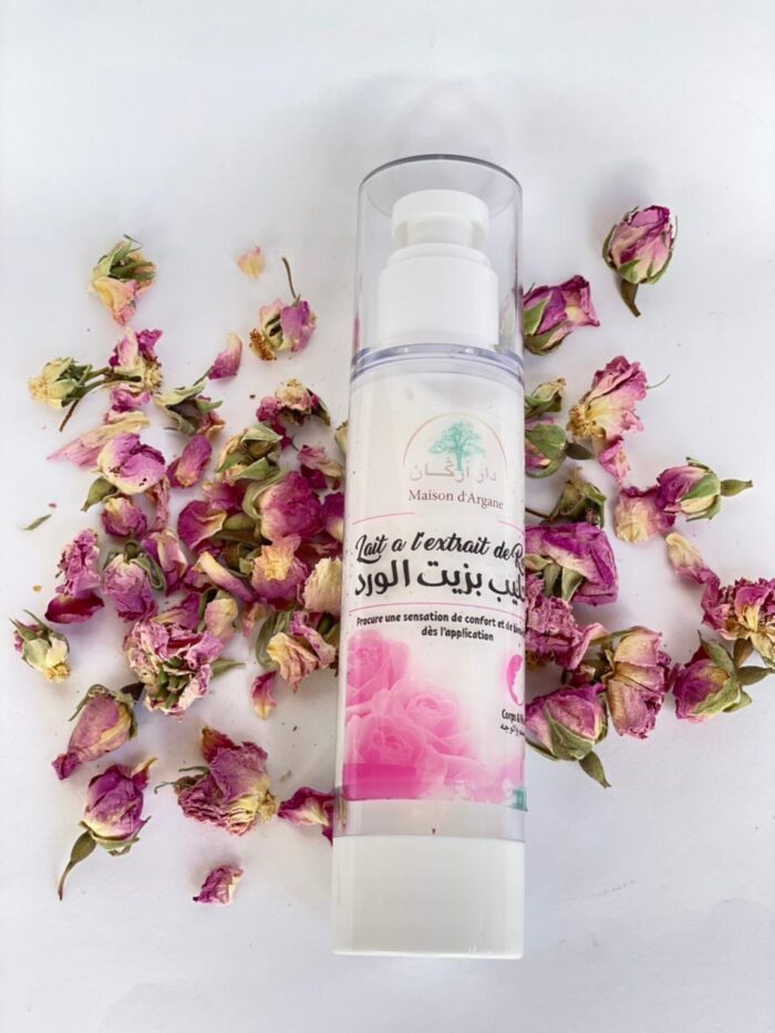 Lait à l’extrait de rose