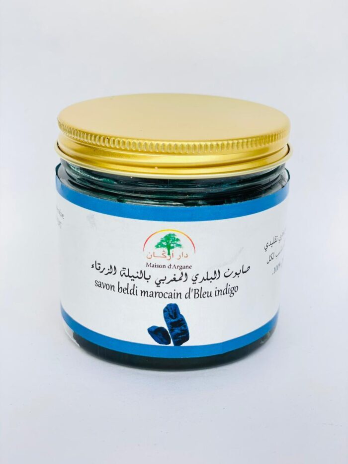 Savon Beldi Marocain d'Bleu Indigo