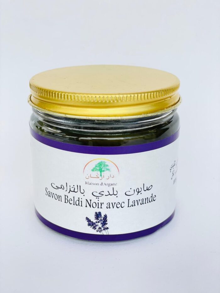 Savon noir beldi à la lavande