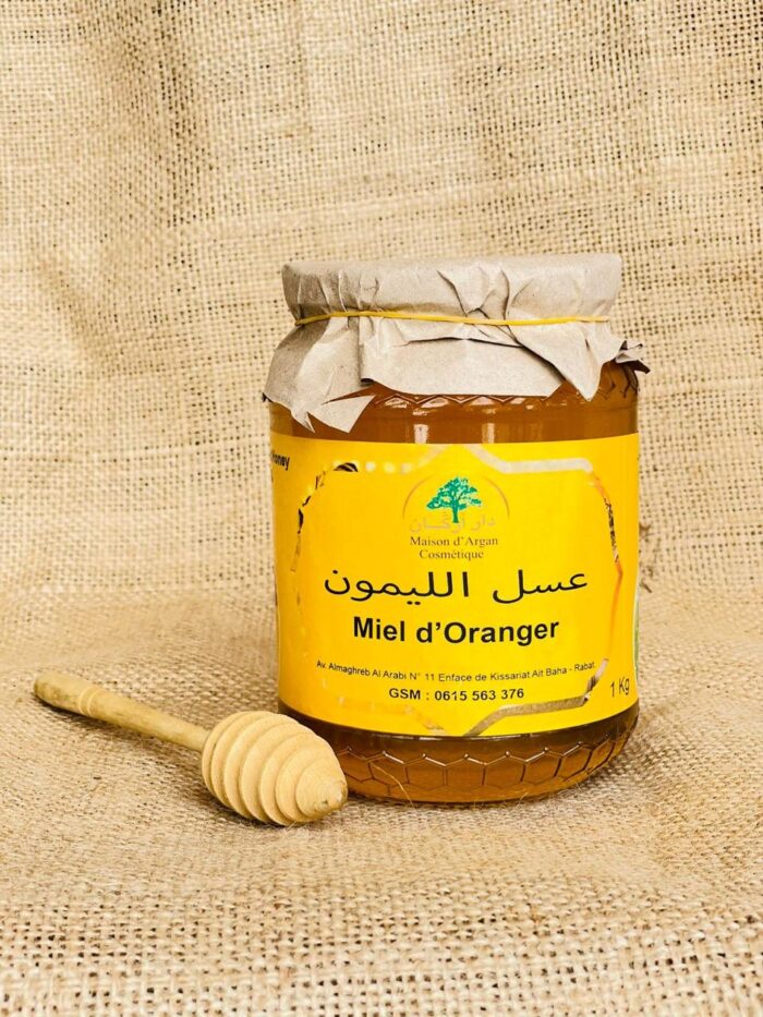Miel de fleur d’oranger 100% pur et naturel